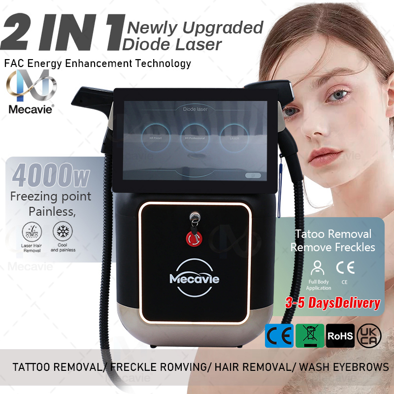 Industrial Laser Cleaning Machine - 2026 Newest 2-in-1 Soprano 4000W 808nm