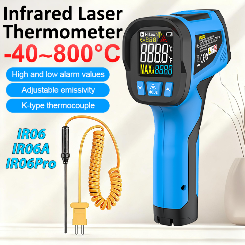 Industrial Laser Types - -40~800°C Digital Infrared Thermometer Non-contact Laser