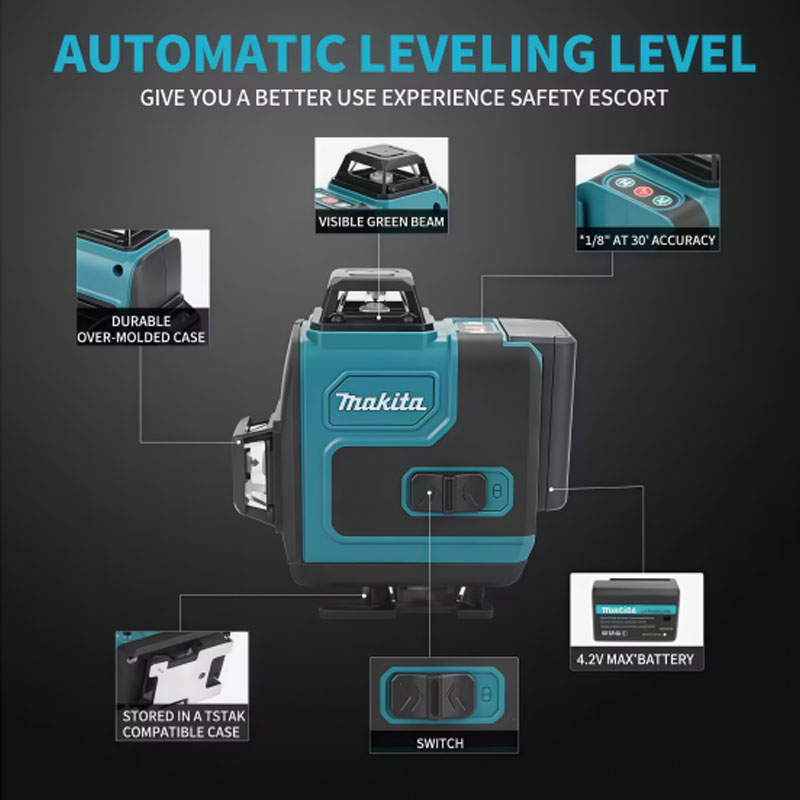 Makita Cordless Self-Leveling  - огляд і ціна Industrial Laser Alignment Tool
