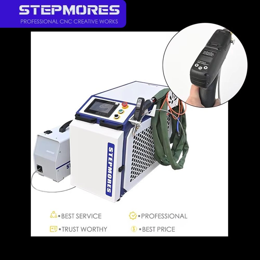 1500W 3000W Water-Cooled 4-in- - огляд і ціна Industrial Laser Welder