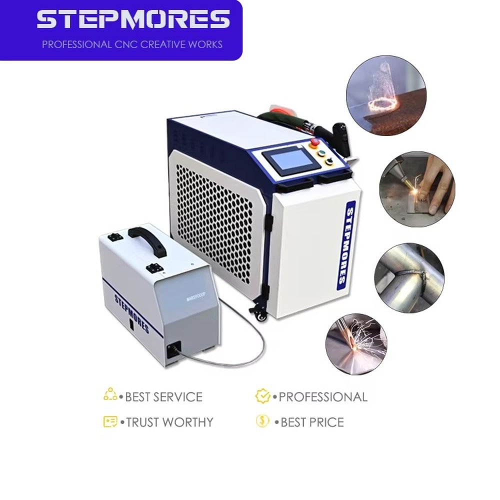 1500W 3000W Water-Cooled 4-in- - огляд і ціна Industrial Laser Welder