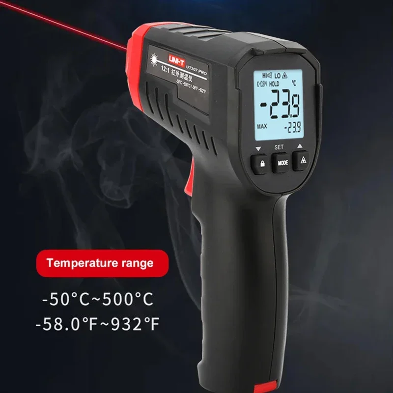 UNI-T Digital Thermometer UT30 - огляд і ціна Industrial Laser Thermometer Gun