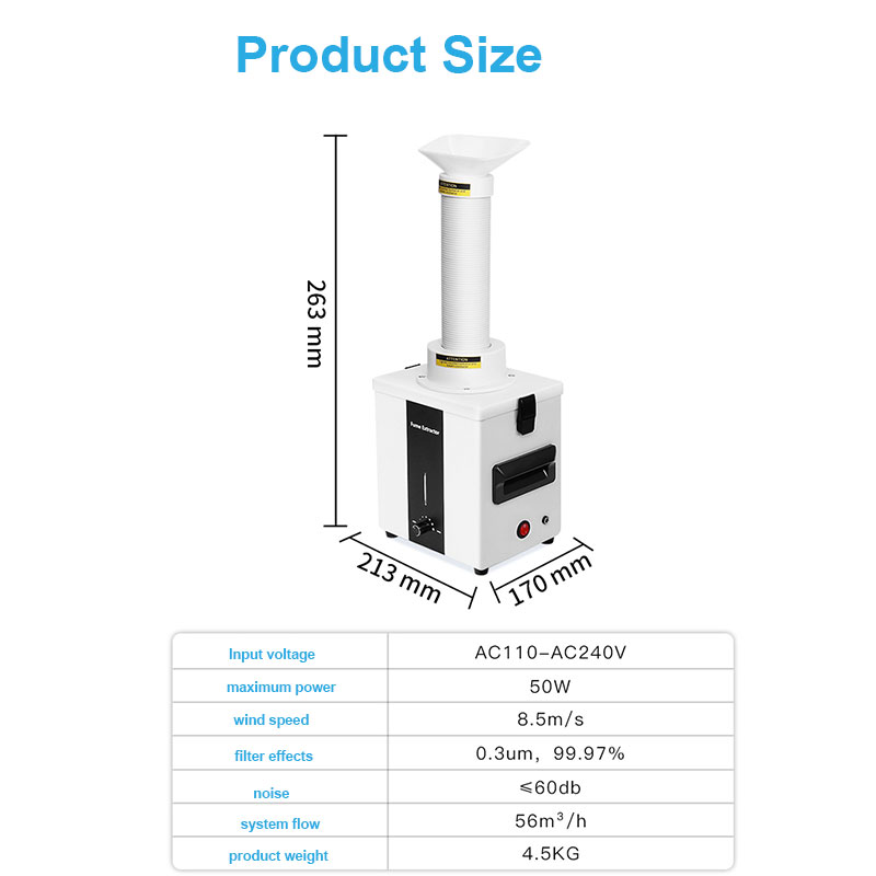 Laser Smoke Purifier Fume Extr - огляд і ціна Industrial Laser Welder