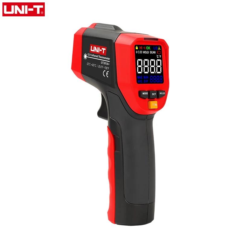 UNI-T UT301A+ UT301C+ Non Cont - огляд і ціна Industrial Laser Thermometer Gun