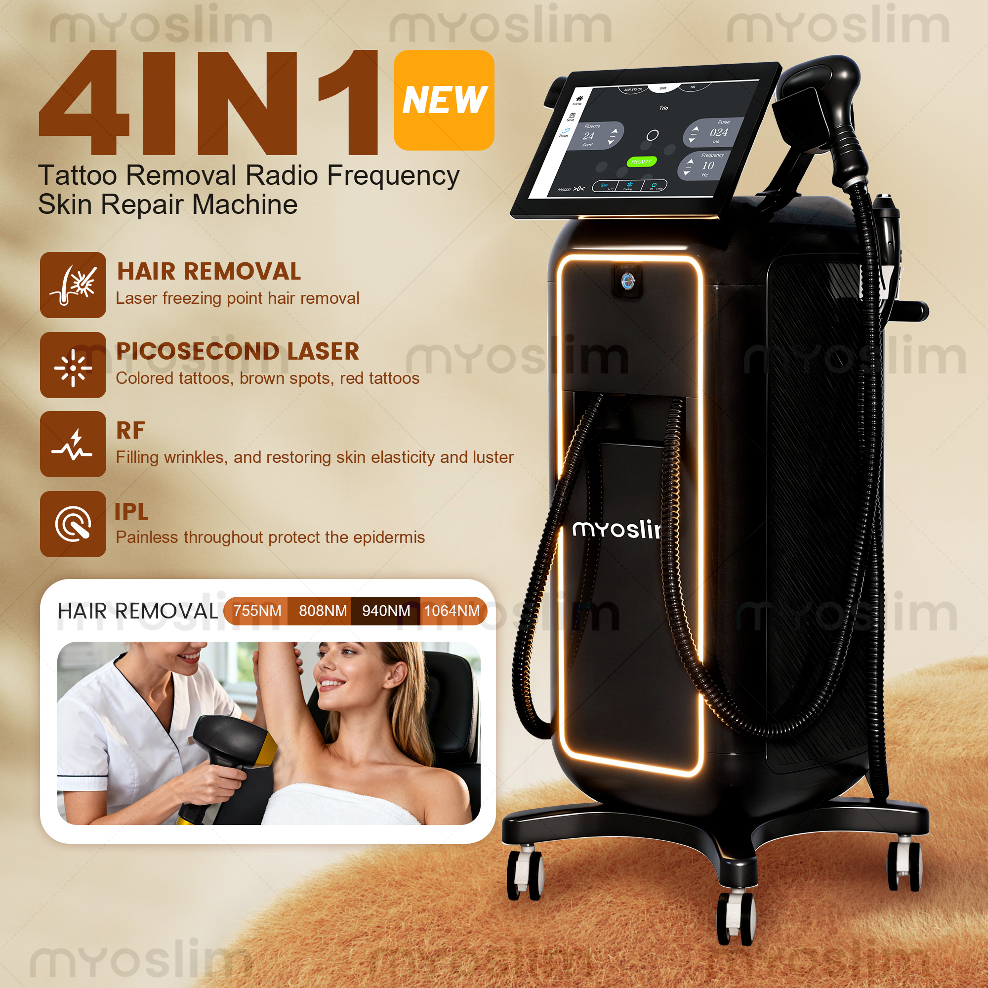 Soprano 4 in 1  Diode Laser Ha - огляд і ціна Industrial Laser Cleaning Machine