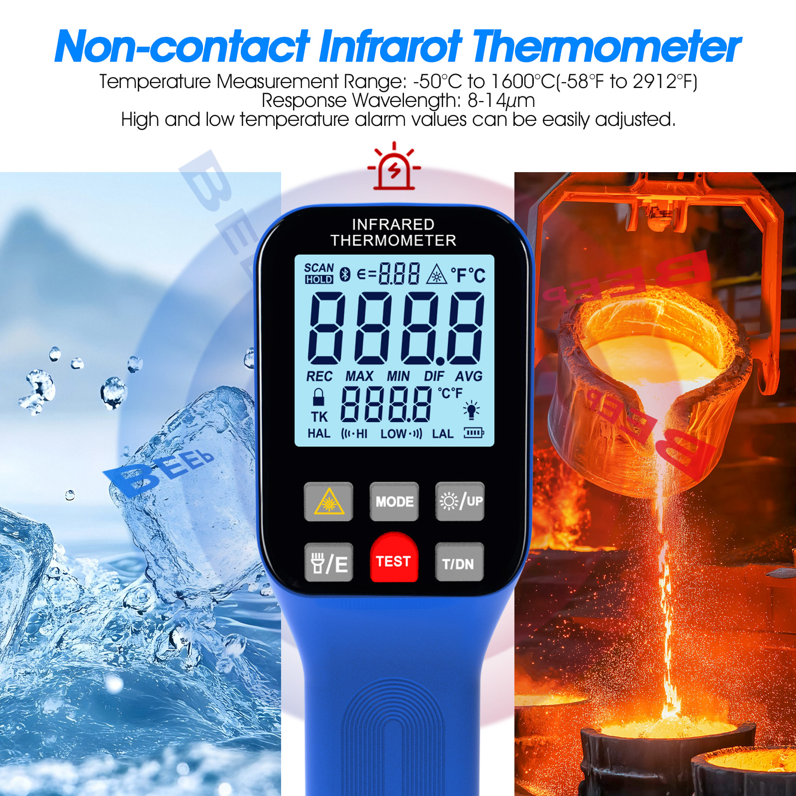 Industrial Thermometer Gun -50 - огляд і ціна Industrial Laser Types