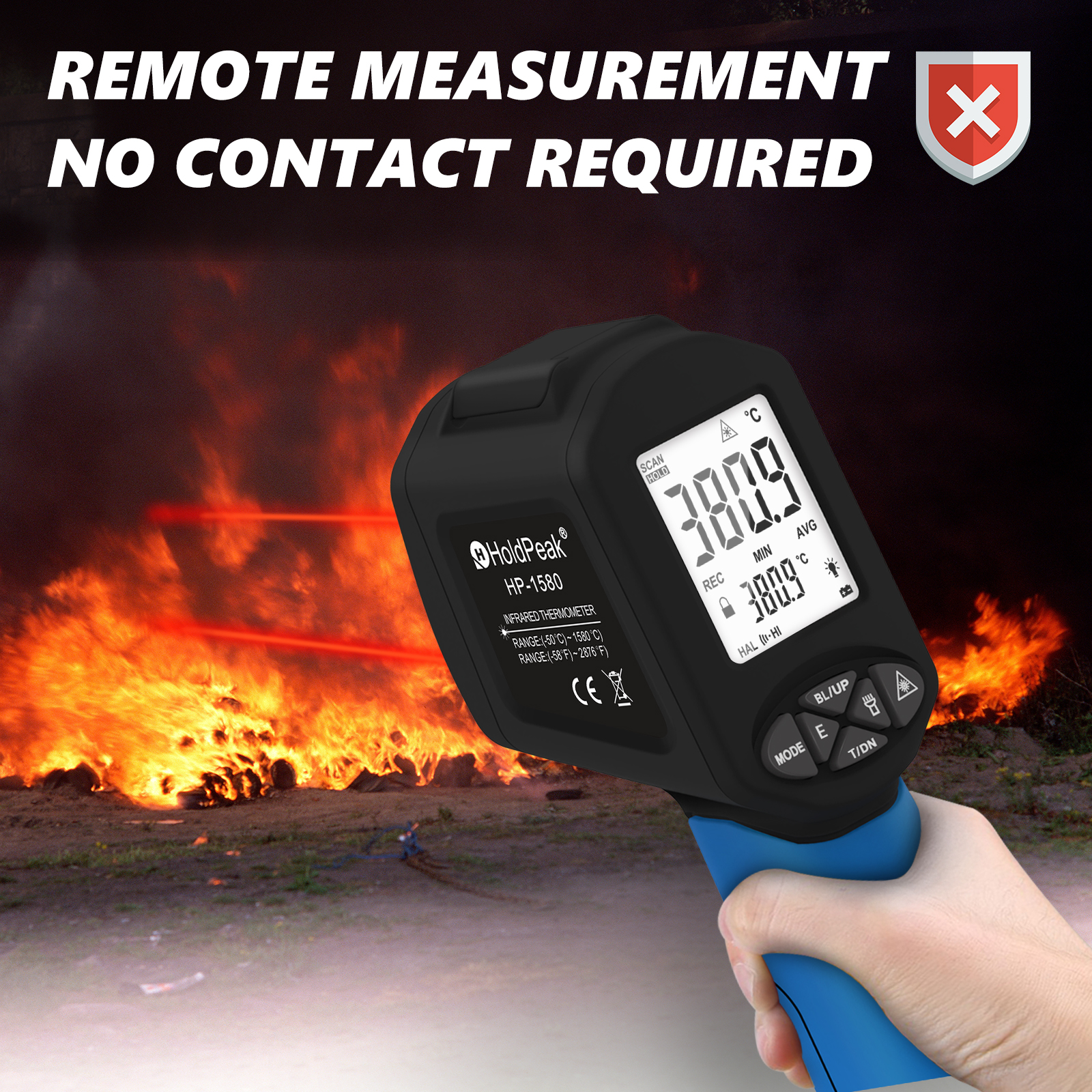 Industrial Infrared Thermomete - огляд і ціна Industrial Laser Thermometer Gun