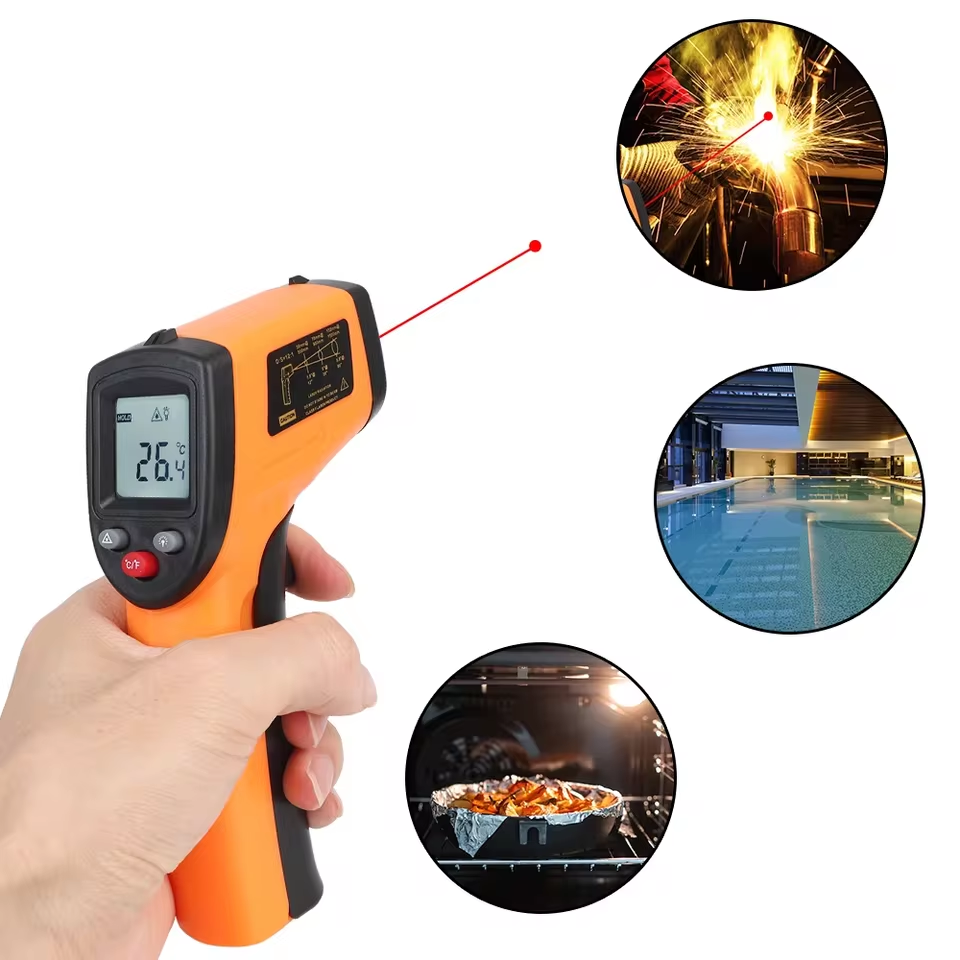 New T600 T600A Digital Infrare - огляд і ціна Industrial Laser Thermometer Gun