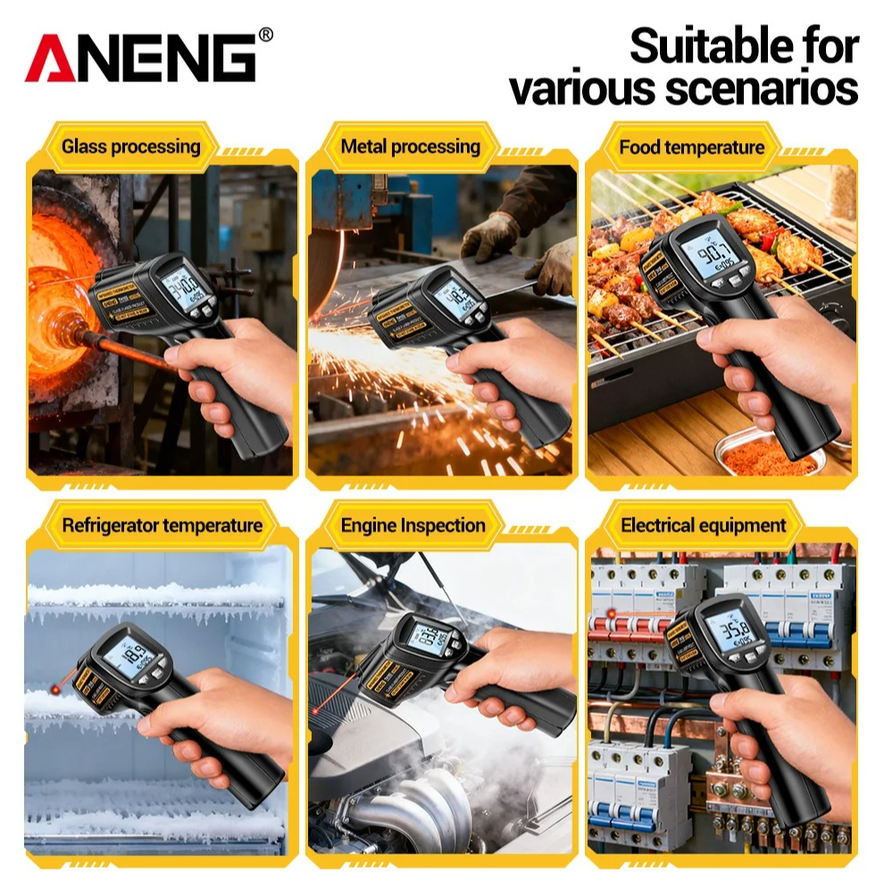 ANENG TH103 Infrared Laser The - огляд і ціна Industrial Laser Thermometer Gun
