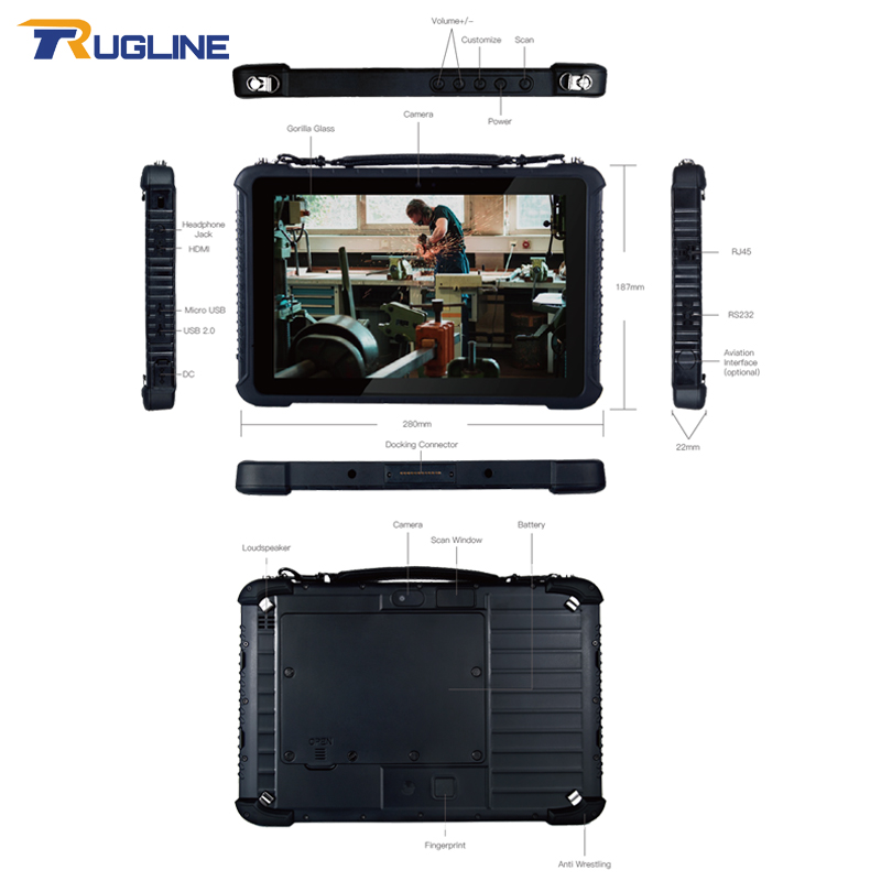 RUGLINE Windows 11 8G+128G Rug - огляд і ціна Industrial Laser Light
