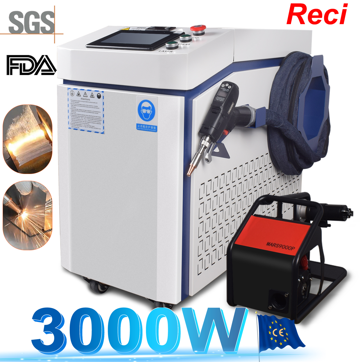 3000W 4 IN 1 Fiber Laser Weldi - огляд і ціна Industrial Laser Welder
