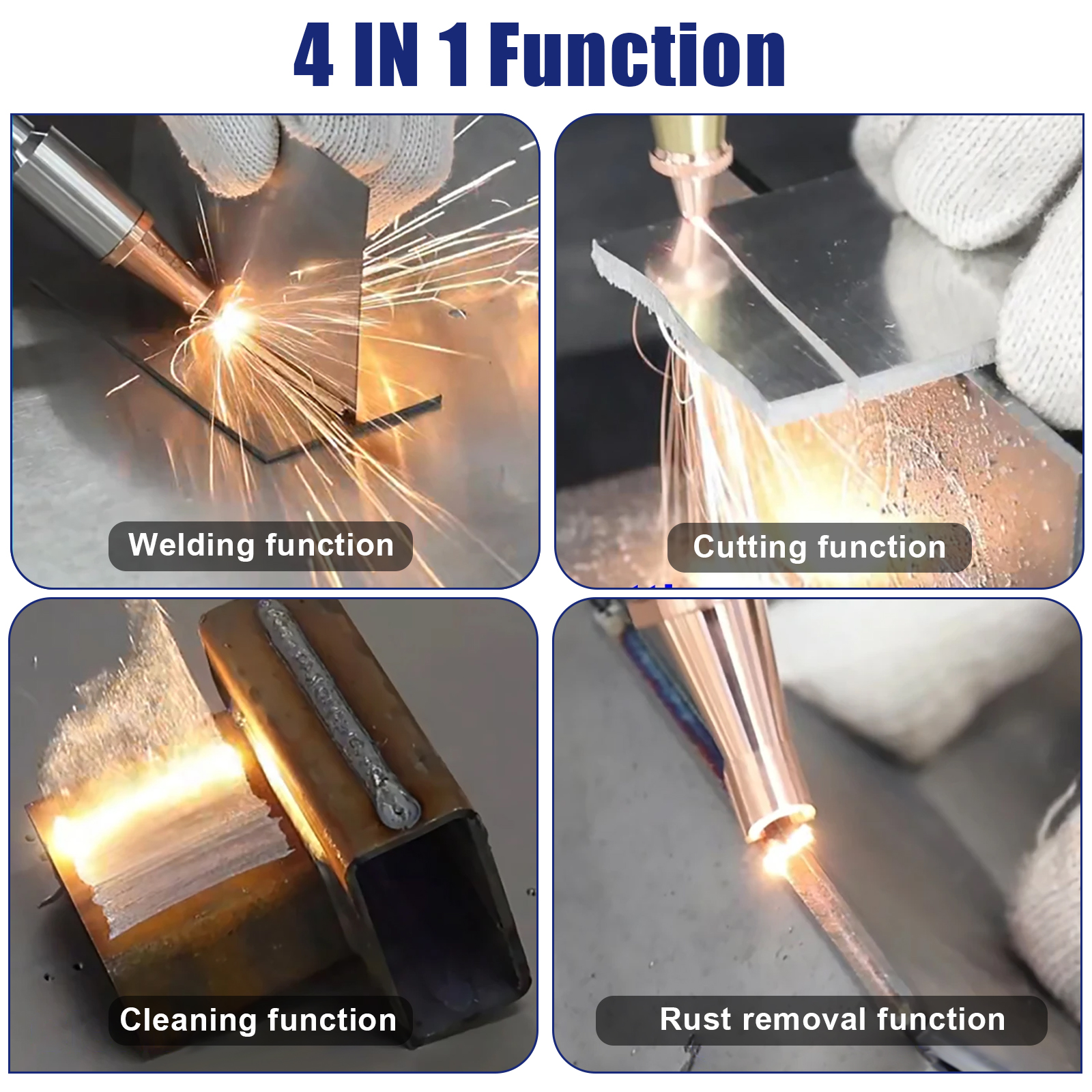 3000W 4 IN 1 Fiber Laser Weldi - огляд і ціна Industrial Laser Welder
