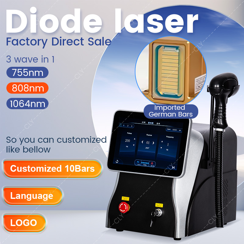 808nm Diode Laser Hair Removal - огляд і ціна Industrial Laser Cleaning Machine