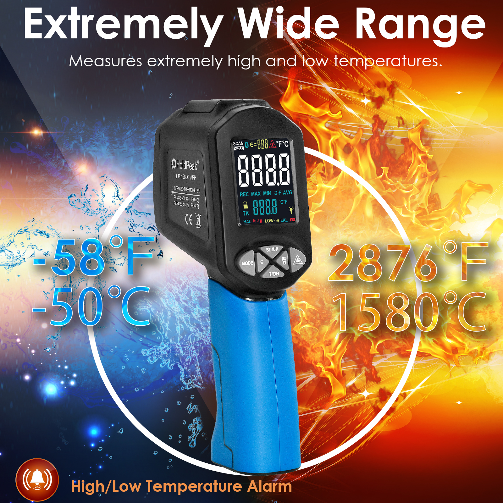 Digital Infrared Thermometer,- - огляд і ціна Industrial Laser Thermometer Gun